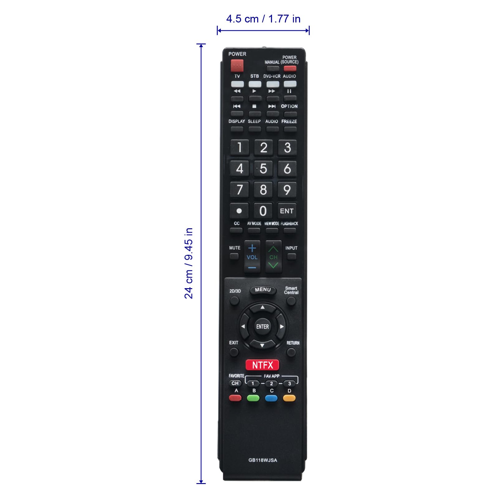 Amazon.com: GB118WJSA Replacement Smart TV Remote Control for